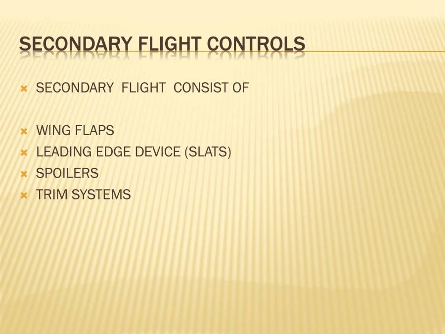 Aircraft Secondary Control Surfaces PowerPoint Slides LearnPick India
