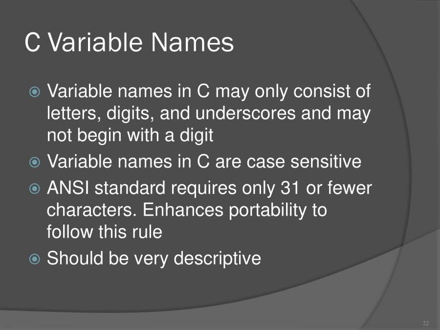In To C Programming - PowerPoint Slides - LearnPick India