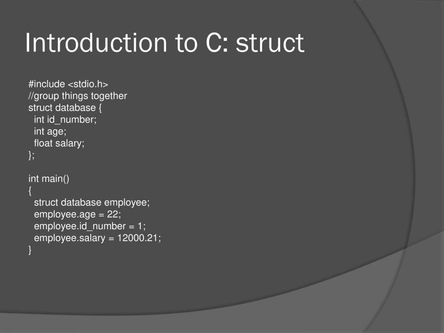 In To C Programming - PowerPoint Slides - LearnPick India
