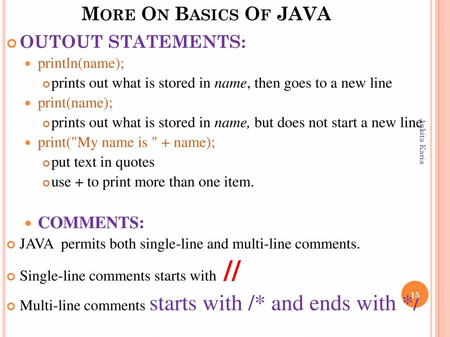 Java Programming - PowerPoint Slides - LearnPick India