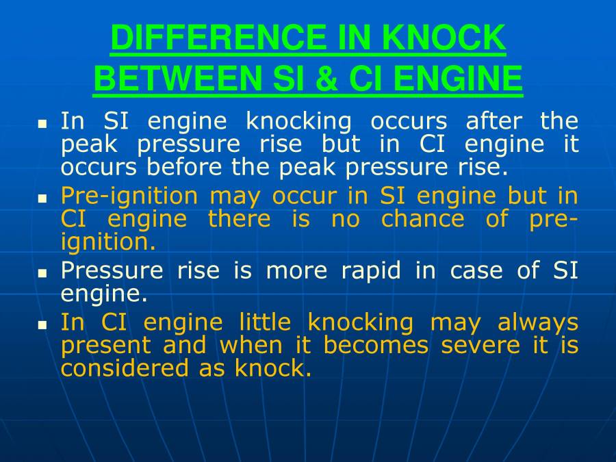 KNOCKING IN IC ENGINES PowerPoint Slides LearnPick India