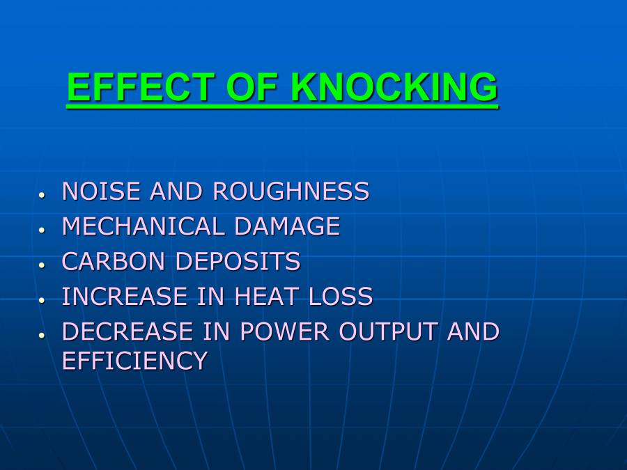 KNOCKING IN IC ENGINES PowerPoint Slides LearnPick India