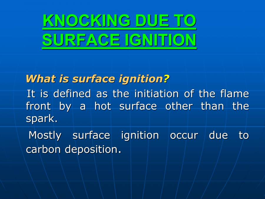 KNOCKING IN IC ENGINES PowerPoint Slides LearnPick India