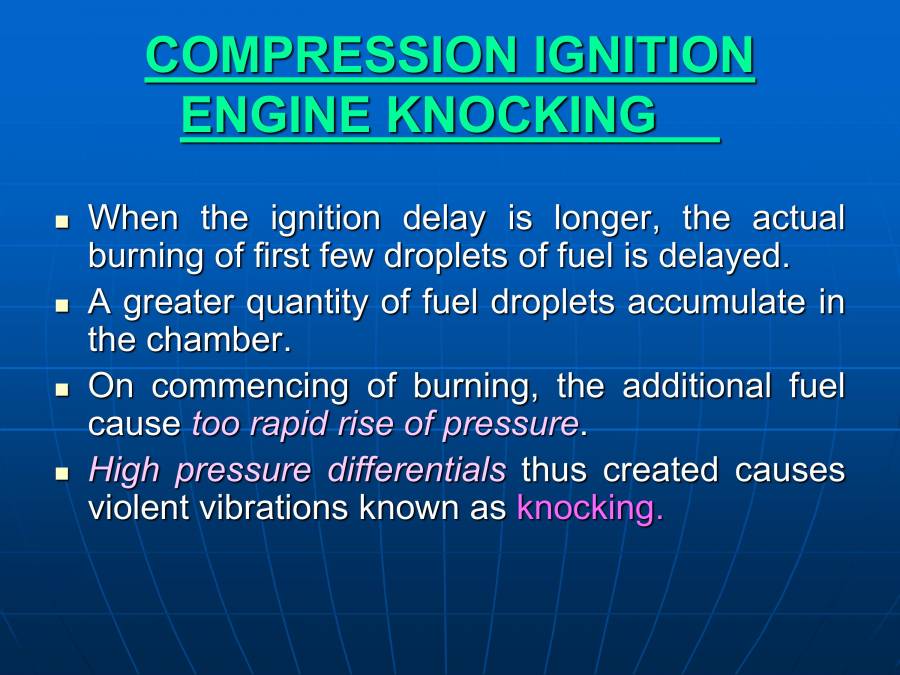 KNOCKING IN IC ENGINES PowerPoint Slides LearnPick India