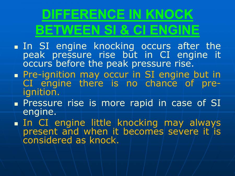 KNOCKING IN IC ENGINES PowerPoint Slides LearnPick India