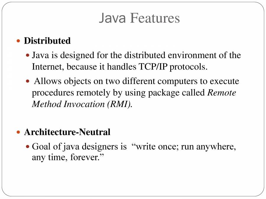 Introduction To Java - PowerPoint Slides - LearnPick India