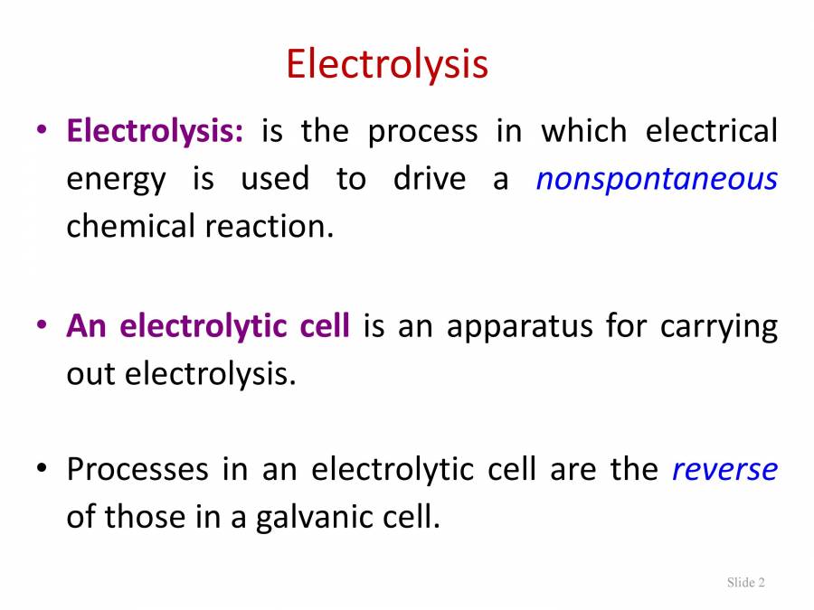 Electrochemistry PowerPoint Slides LearnPick India