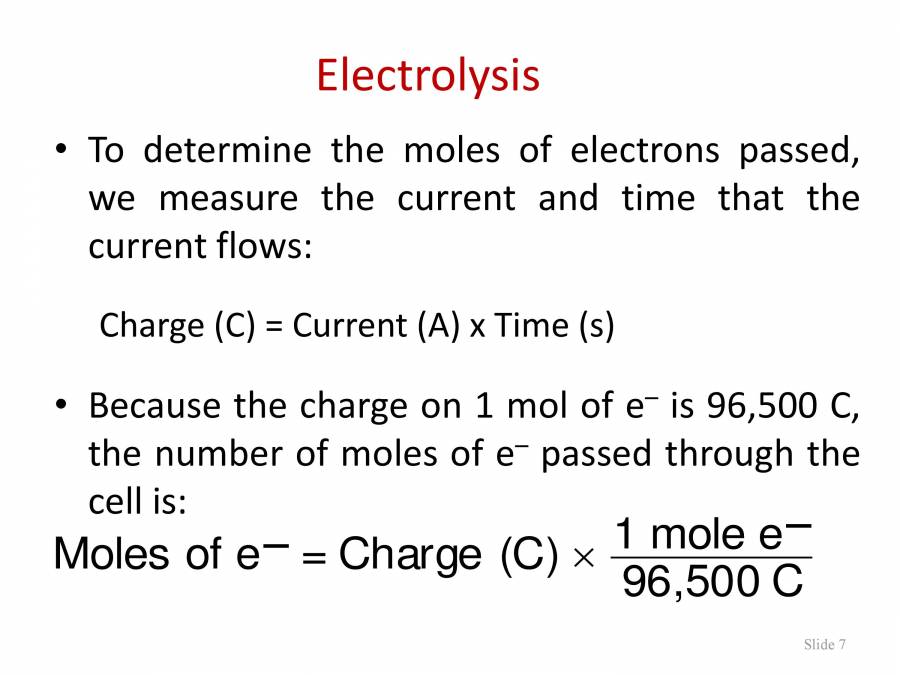 Electrochemistry PowerPoint Slides LearnPick India