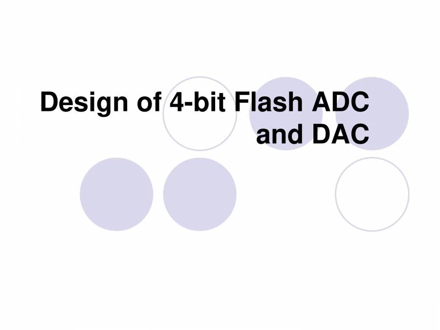 Flash ADC - PowerPoint Slides - LearnPick India
