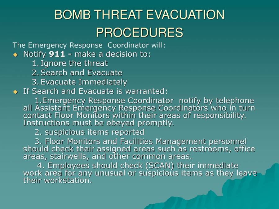 Bomb Threat PowerPoint Slides LearnPick India