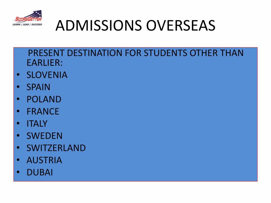 Admission - PowerPoint Slides - LearnPick India