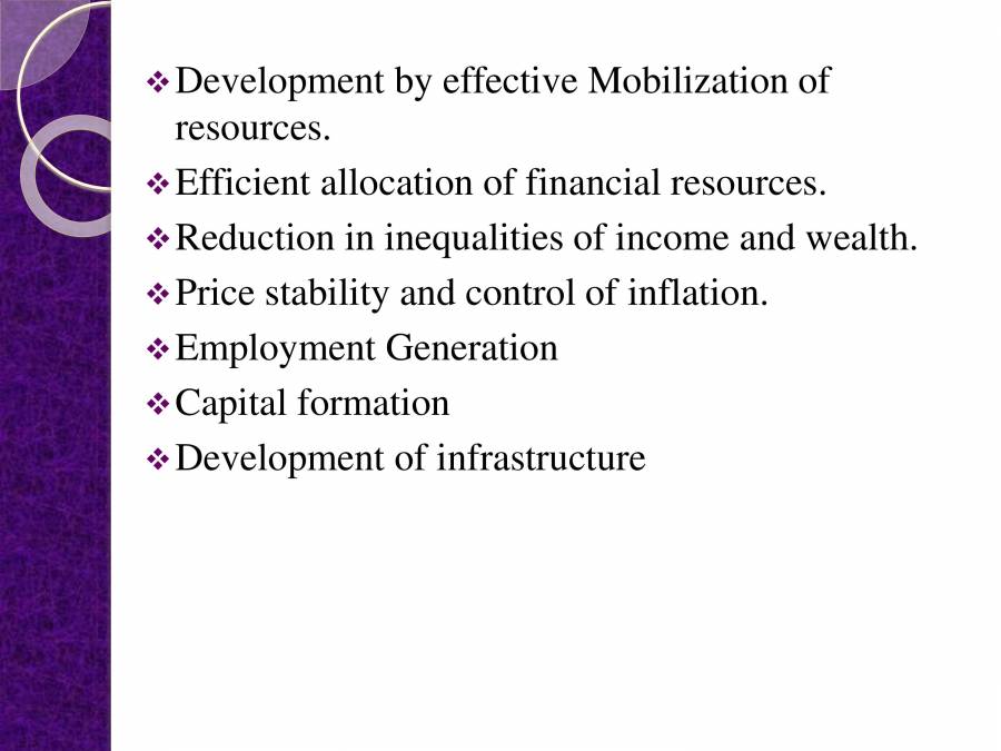 Fiscal Policy & Economic Development - PowerPoint Slides - LearnPick India