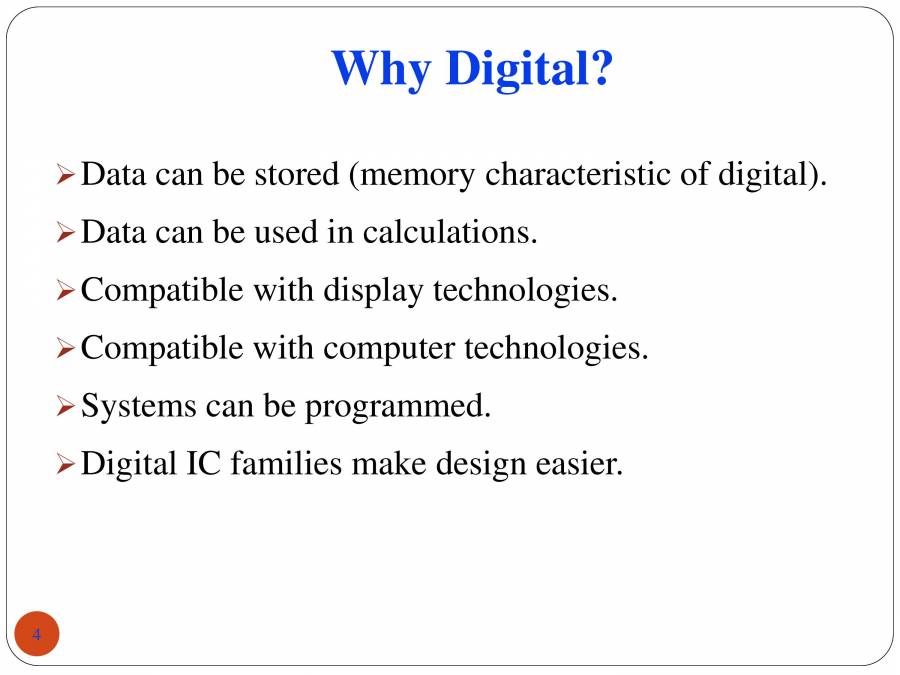 Digital Electronics Introduction PowerPoint Slides LearnPick India