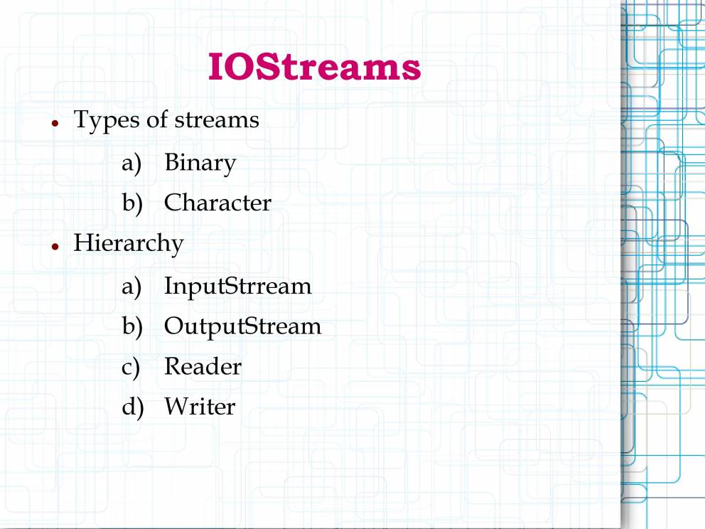 Fundamentals Of JAVA - PowerPoint Slides - LearnPick India