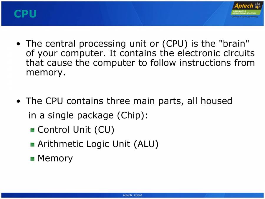 Fundamentals Of Computer - PowerPoint Slides - LearnPick India