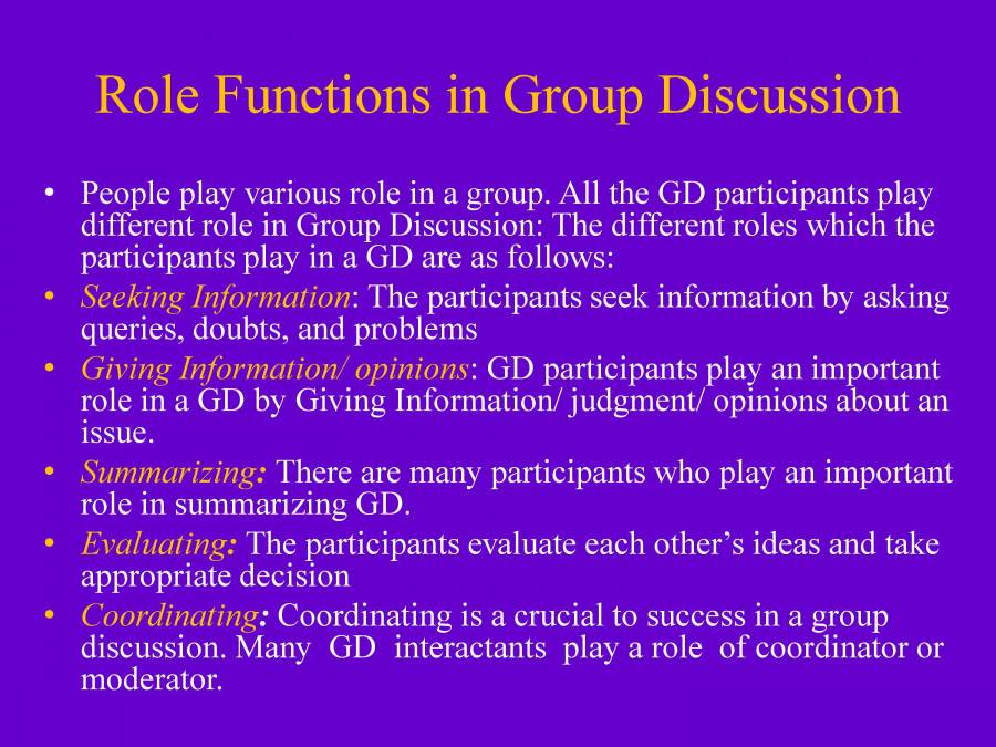 Group Discussion PowerPoint Slides LearnPick India