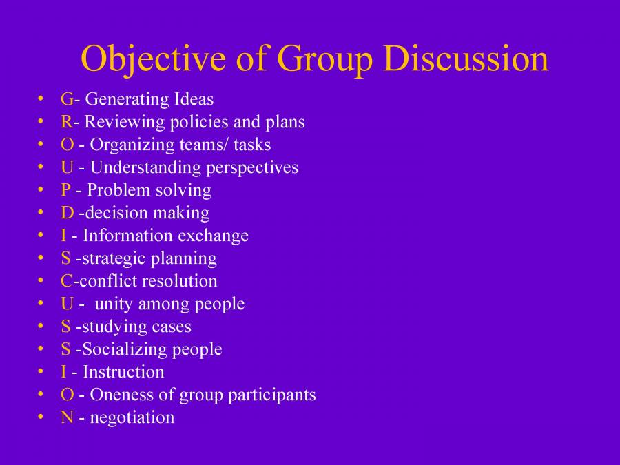 Group Discussion PowerPoint Slides LearnPick India