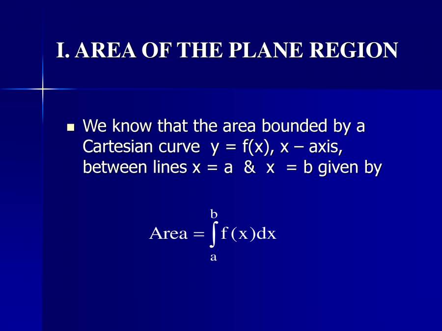 Application Of Integration - PowerPoint Slides - LearnPick India