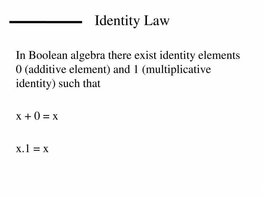 Digital Electronics Boolean Algebra And Logic Gates PowerPoint