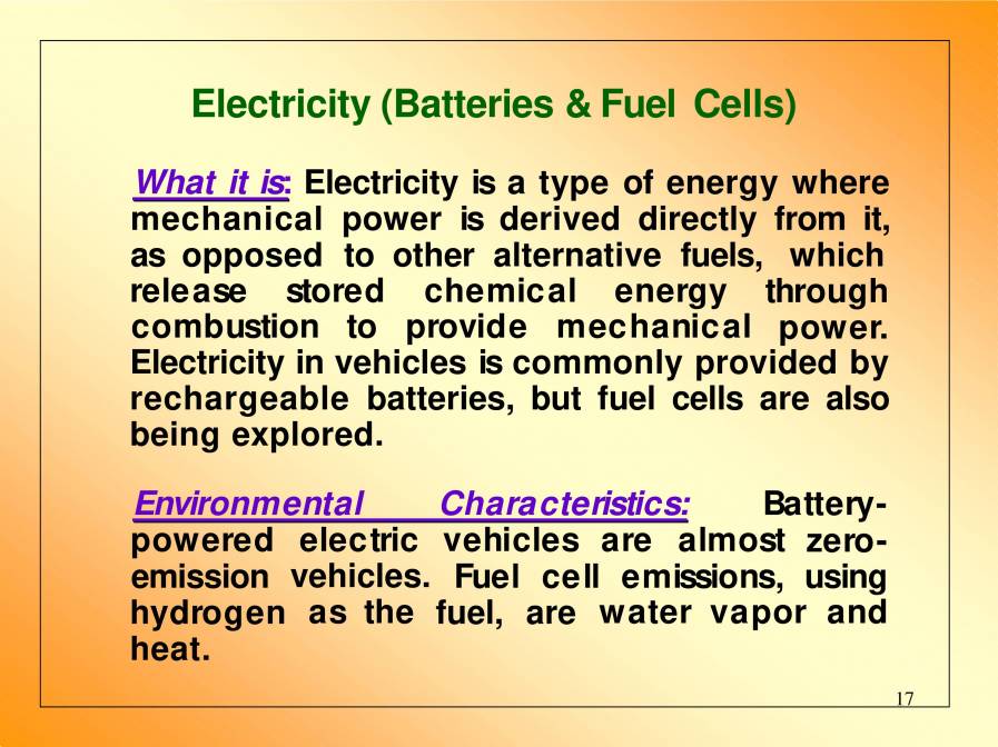 Alternative Fuels PowerPoint Slides LearnPick India