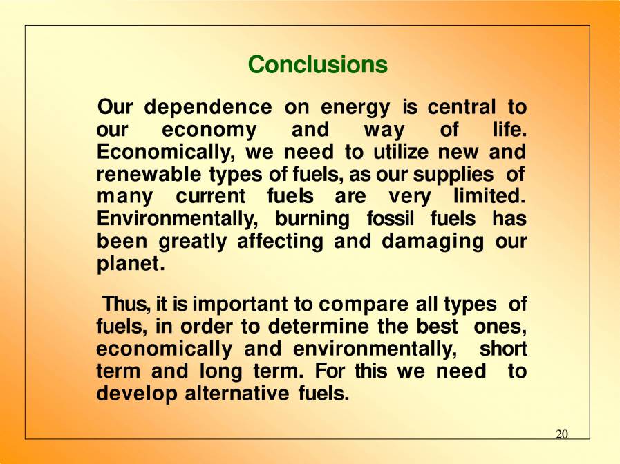 Alternative Fuels PowerPoint Slides LearnPick India