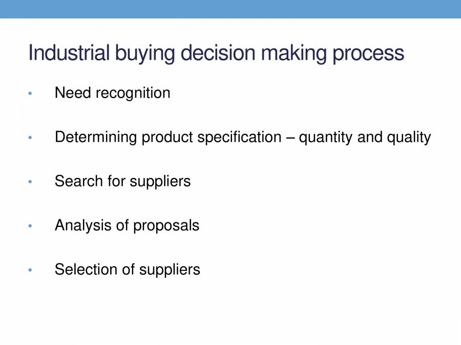 Consumer Decision Making Process Ppt