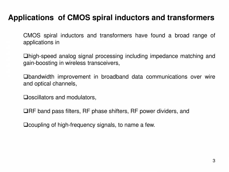 Active Inductor Design PowerPoint Slides LearnPick India