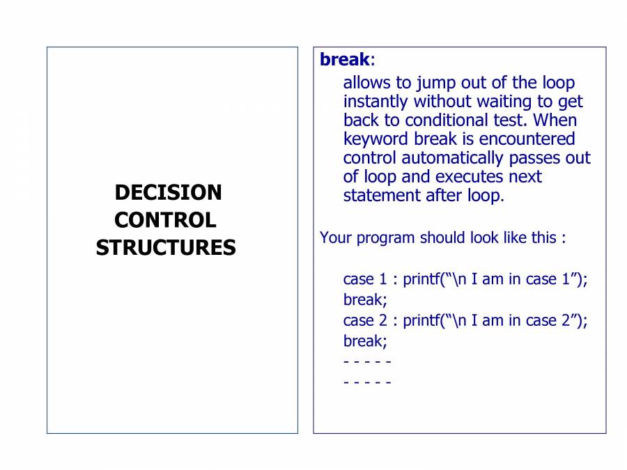 Decision Control Structure In C - PowerPoint Slides - LearnPick India