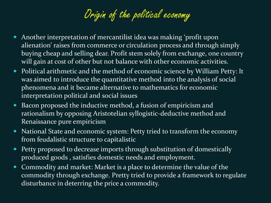 Political Economy PowerPoint Slides LearnPick India
