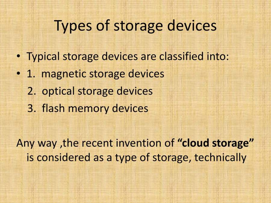 Storage Devices PowerPoint Slides LearnPick India