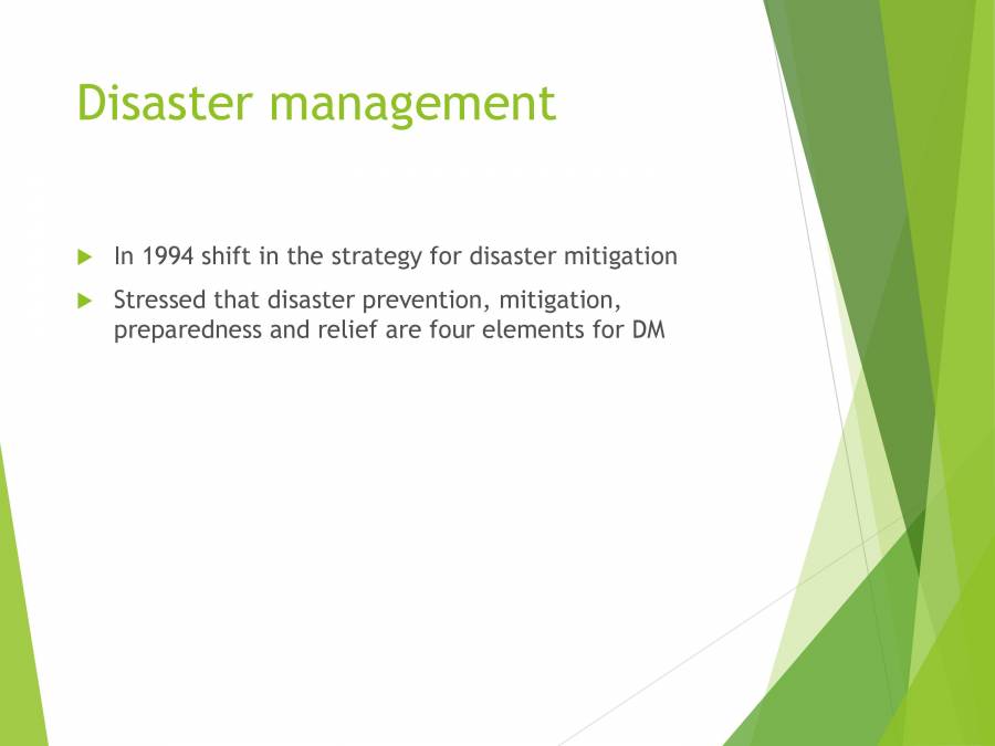 Disaster Management PowerPoint Slides LearnPick India