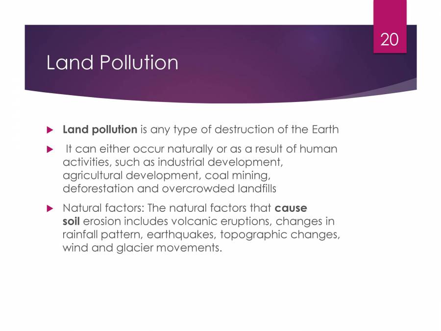 Environmental Pollution PowerPoint Slides LearnPick India